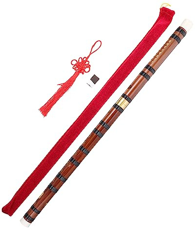 Flauta de Bambú Desmontable Tono E, Instrumento Chino Retro