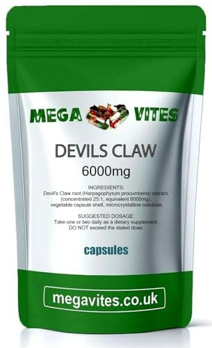 Devils Claw Capsules 6000mg x 365 - MEGAVITES AMINOLAB