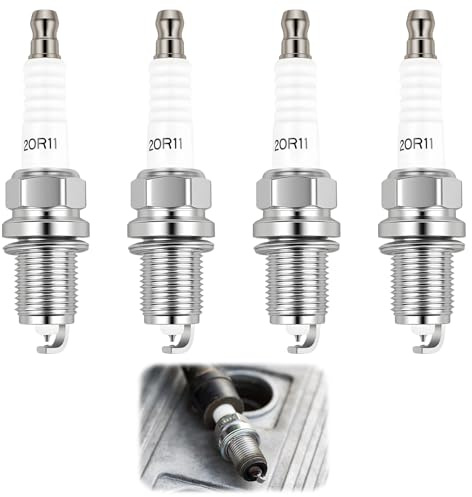 Kompatibel mit den Universal-Zündkerzen FR6HI332, 4 Stück 0 242 240 665, kompatibel mit Golf V, Polo, Touran und Passat Variant, Iridium