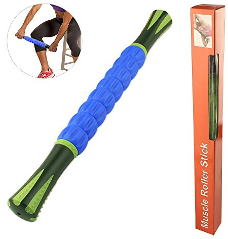 Yoport Muscle Roller Stick, MASSAGE STICK for Athletes Recovery and Massage