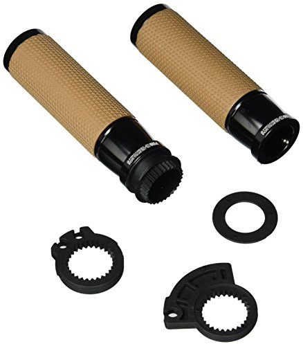 Puig 9190N Grips Vintage Set, Black, 119 mm