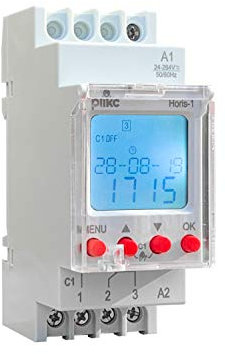 Plikc Horis AS1 Timer Interrupteur horaire/crépusculaire numérique (Astronomique 1 Canal)