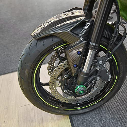 Z900 Parti Moto Parafango Anteriore Splash Parapolvere Copriruota Protezione Pannello Carenatura per ZR900 Z ZR 900 Z-900 (Aspetto carbonio)