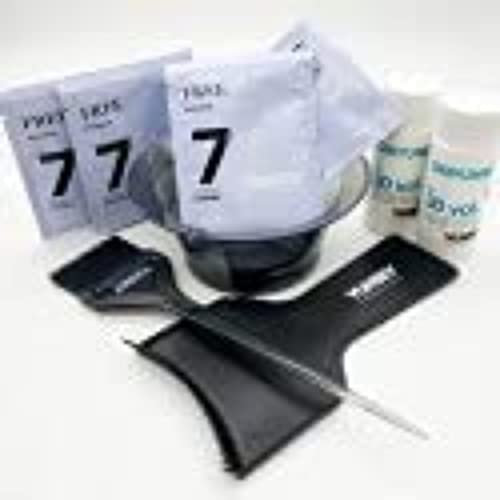 YUNSEY PROFESSIONAL - Platiblond Free - Kit décoloration - Éclaircissement 7 Tons - Poudre Décolorante - Sans Ammoniaque - Soigne et Protège - Blond Naturel - Gamme Professionnelle