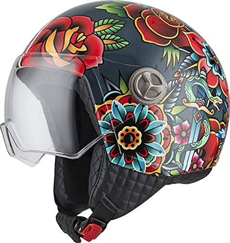 NZI Zeta 2 offene Helm, Minijet, Unisex, Erwachsene, Frühling, S