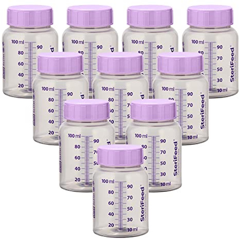 Sterifeed Babyflasche, Einweg, steril, 100 ml, 10 Stück