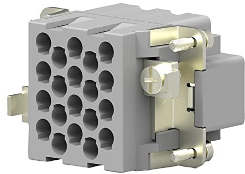 Insert robuste, prise, 20 + PE, 12 AWG, connecteurs résistants, Qté 1 | T2050202101-007