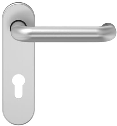 ECO-Schulte OGL K130 D110 - Juego de cambio de placa larga (9 mm, FS Al PZ, 72 mm, rodamientos deslizantes sin mantenimiento, grosor de la puerta: 40-60 mm, 14,1 x 4,5 x 17 cm)