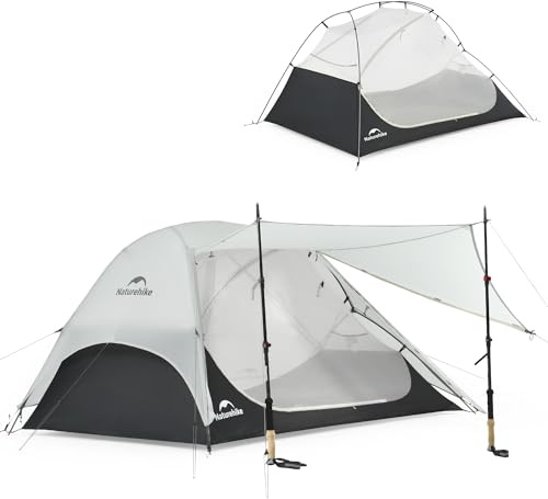 Naturehike Star River UL Tienda de Campaña Compacta 2 Personas Ultraligera Tienda de Campaña de Doble Capa Impermeable a Prueba de Lluvia para Senderismo al Aire Libre Festivales