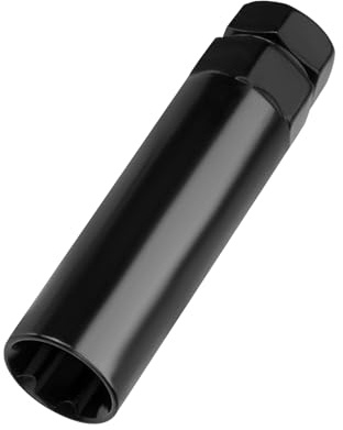 PACLVIO Presa per dado a 7 scanalature, chiave di blocco ruota di ricambio per dado aftermarket a 7 scanalature, chiave a bussola di ricambio per sintonizzatore, compatibile con chiave a bussola
