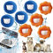 Tierhaarentferner Waschmaschine, 8 Pieces Wiederverwendbar Fusselentferner, Haarfänger Waschmaschine, Waschbälle Gegen Tierhaare, Fusselfänger für Kleidung und Bettzeug (1, Blau+Orange)