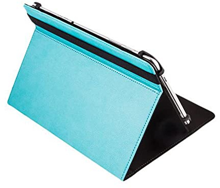 Silver HT - Funda Universal Basic para Tablets de 9 a 11 Pulgadas con función Soporte. Azul. Función Soporte Multiajustable