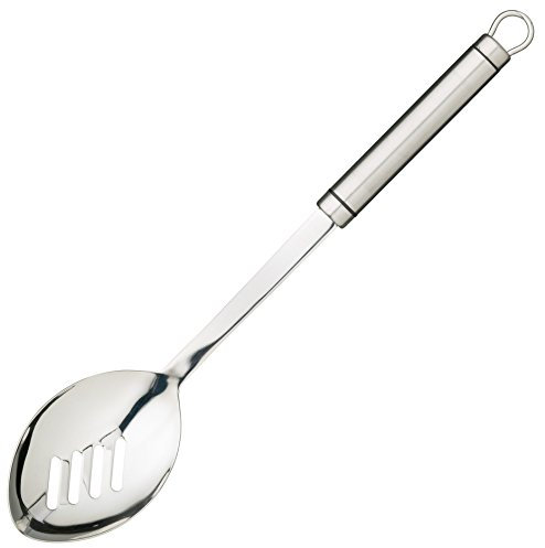 KitchenCraft Professional Cucchiaio Forato in Acciaio Inox, 32,5 cm