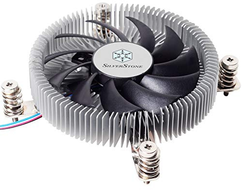 Silverstone Technology SST-NT07-115X-USA LGA1150/1151/1155/1156/1200 CPU Cooler Low Profile 23mm Tall for 65W TDP Support with 80mm PWM Fan SST-NT07-115X