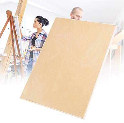 Rodipu Glattes Zeichenbrett, Kunstmaterial aus Pappelholz, langlebig für tragbare Malerei für Schüler(8K Hollow Drawing Board)