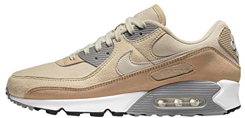 Nike Herren Air Max 90 PRM Sneaker, Hemp/Summit White, 35.5