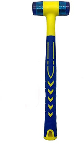 QDentMov 1 outil de débosselage sans peinture, marteau en caoutchouc compatible avec les tiges pour les petites bosses irrégulières, outil de réparation de bosses pour réparation de bosses de