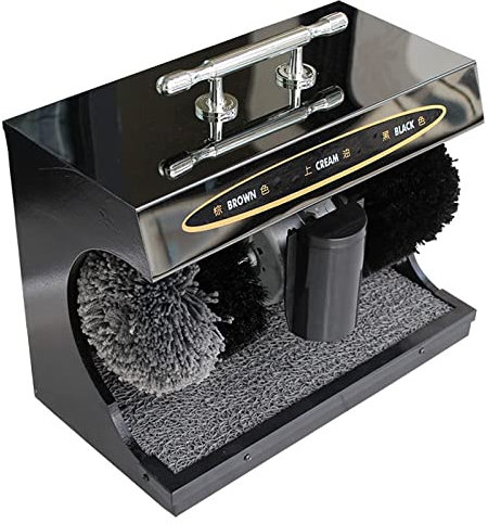 Shoes Polisher Electric Shoe Polish MachineCommercial Hotel Automatic Shoe Cleaner with Shoe Brush Shoe Shine Kit Vertical Hotel