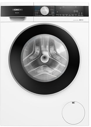 Siemens WN44G242 iQ500 - Lavadora secadora 9/6 kg, máx. 1400 rpm, smartFinish, sistema antimanchas, speedpack L, tecnología autodry, programa para exteriores, iQdrive, waterPerfect Plus, Wash & Dry 60