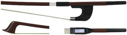 GEWA Arco de bajo Massaranduba para estudiantes, barra angular, buena calidad, con sello Jaeger, modelo alemán, para contrabajo 1/2, fabricado en Alemania