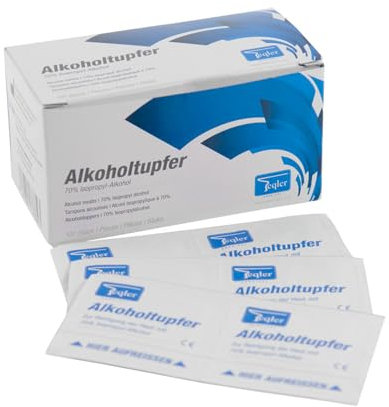 Teqler T-431101 Tamponi alcolici (pacco da 100)