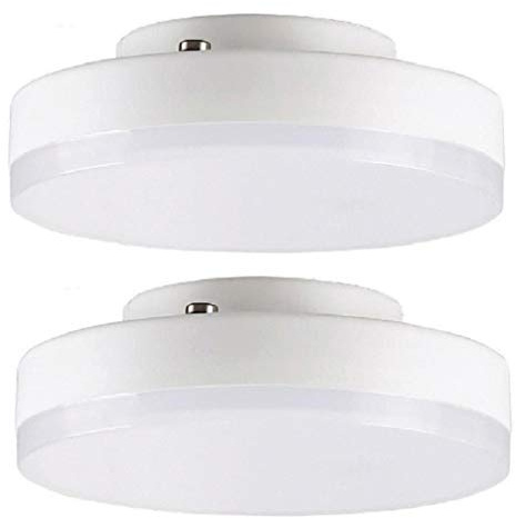 TBE Lighting LED GX53 5 W glödlampor 2-pack/underskåp skivreflektor/inte dimbar/120° strålvinkel/dagsljus vit - 6 000 Kelvin