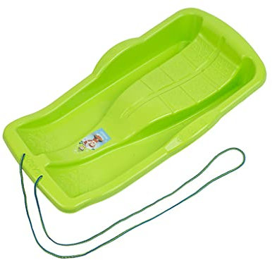 Trineo infantil BOB MINIBOB - Trineo de plástico UFO (5 colores), color verde