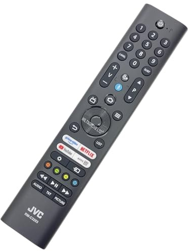Original RM-C3255 TV Remote Control Compatible with JVC LT-75CF810 Smart 4K Ultra HD HDR LED Fire TV