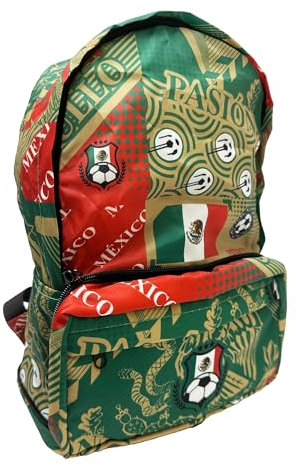 Pro Specialties Group Mexico Football Transformer Sporttasche, multifunktionaler Rucksack mit verstellbarem Gurt und abnehmbarer Bauchtasche, farbe, Large, Sporttasche
