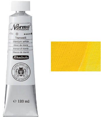Schmincke – Norma® Professional - feinste Künstler-Ölfarben, Kadmiumgelb hell - 120 ml