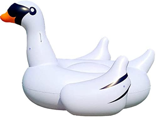 Inflatable Giant Flat mouth White Swan Lianshi Rideable Pool Folat Summer Toy Pool for Party for Fun