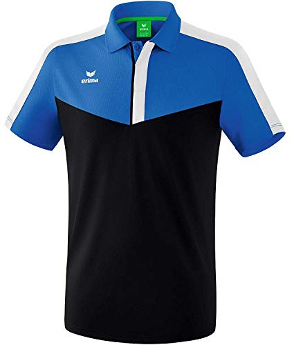 Erima Herren Squad Sport Poloshirt (1112013), New royal/schwarz/weiß, S