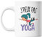 Mug Yoga j'peux pas Blanc