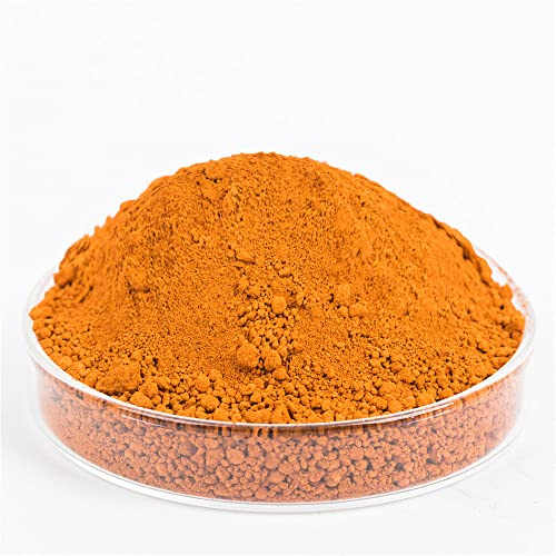 GOODTAKE Orange pigment, cement, pastellplattor, färg, färgpigment, gör-det-själv, manuell, betongform, pigmentfärg för cementmurbruk (orange, 140 g)
