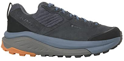 Viking Cerra Hike Low GTX M Walking Shoe Herren, Grey Denim, 46 EU Weit