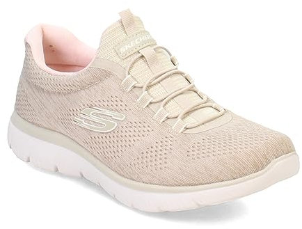 Skechers Summits Fun Flare Damen Sneaker, Taupe Pink Tppk, 42 EU