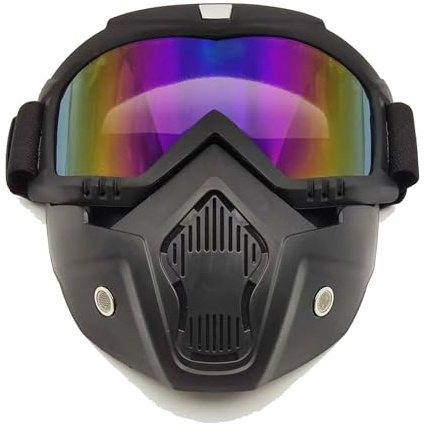 PPGAREGO Paintball Mask Anti Fog | Airsoft Helmet and Mask Full Face | Tactical Mask for Men | Airsoft Goggles Ballistic Goggles Tactical Goggles | for Skiing Paintball Shooting Cycling Fishing