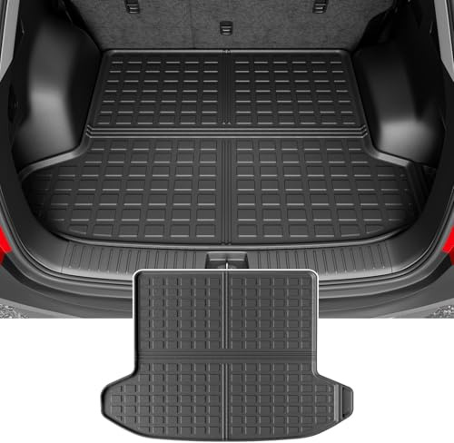 powoq Fuel&Hybrid Trunk Mat Compatible with 2023-2026 Kia Sportage Cargo Mat All Weather Trunk Liner (Not Fit PHEV) Replacement for 2023 2024 2025 2026 Kia Sportage Accessories (Trunk Mat)