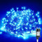 Gresonic Lichterkette Außen 40m 400LED, Blau Lichterkette Außen Strom mit Timer Speicherfunktion, Transparente Kabel, Wasserdicht beleuchtung für Außen Innen Garten Baum Weihnachten