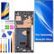 Display für Samsung Galaxy Note 20 Ultra 4G/5G LCD Bildschirm Ersatz TFT ,N985F Display Bildschirm Touch Digitizer Assembly Reparaturteile Kit(Schwarz mit Rahmen,Ohne Fingerabdruck,Not Curved Screen)