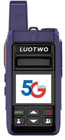 LUOTWO V1-DG5000 Talkie-walkie réseau mondial interphone national support WiFi Bluetooth longue portée radio bidirectionnelle IP67 étanche Type-C rechargeable émetteur-récepteur GPS portable