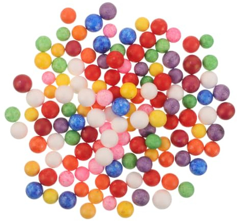 OUNONA 1 påse säckpåsefyllningspärlor - Färgglada gör-det-själv-skumfilterpärlor för soffkuddar, gosedjursfyllning - 7-9 mm refillmaterial för sovrum, vardagsrum