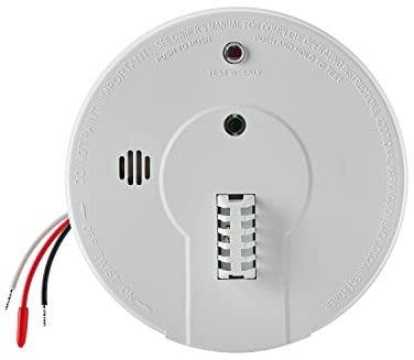 Kidde Heat Detector, Hardwired with Battery Backup & 2 LEDs, Interconnect Capability, Ideal for Garages