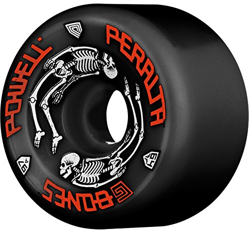 Powell Peralta G-Bones II Black Skateboard Wheels - 64mm 97a (Set of 4)