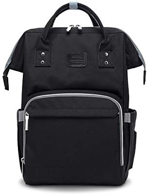 SONARIN Multifonction Sac à Dos à Langer Bébé étanche Avec poussette sangle,Grande Capacité,Sac à Couches,Organisateur de Sac à Dos de Voyage,Film Transparent Anti-Sale,Idéal Cadeau(Noir)