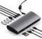 SATECHI 11-in-1 Thunderbolt 4 USB-C Dockingstation, 96W Ladeleistung, Dual-4K/60Hz Displays, 3 TB4-Anschlüsse, 3 USB-A 3.2-Ports, 1 USB-A 2.0-Port, SD-Kartenleser, Mac/Windows, MacBook M4