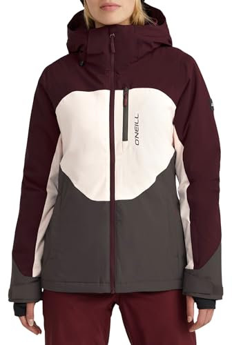 O'Neill Damen Snowboardjacke Carbonite windsor wine colour block M