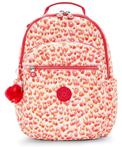 Kipling SEOUL Großer Rucksack, Latin Cheetah (Rot)