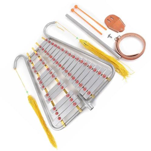 Glockenspiel Für Anfänger 27-Noten-Glockenspiel aus Aluminiumlegierung, langlebige Percussion-Instrument-Kit-Teile
