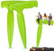 Milifox 2pcs Piantatore di Bulbi - Giardino Dibber con Scala di Misurazione per una Piantagione Precisa,Ideale per la Piantabulbi di Verdure e Fiori (Verde Chiaro)